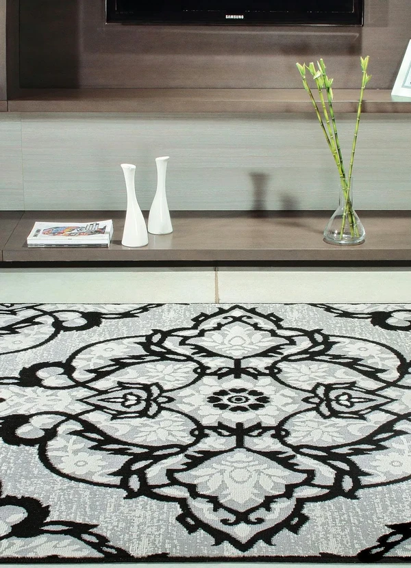 Lar e Lazer - Tapete Antiderrapante Preto 100x150 cm 2