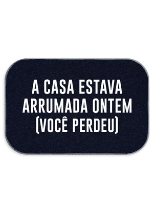 Lar e Lazer - Tapete Casa Arrumada 34x60 cm - LAR E LAZER