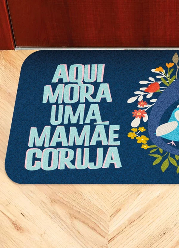 Lar e Lazer - Tapete Coruja 40x60 cm 2