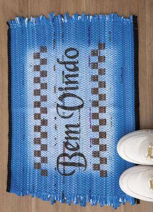 Tapete de Piso Corda (Bem Vindo) 38x58 cm