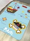 Lar e Lazer - Tapete Infantil Antiderrapante Sereia 95x130 cm - variação: Piratas