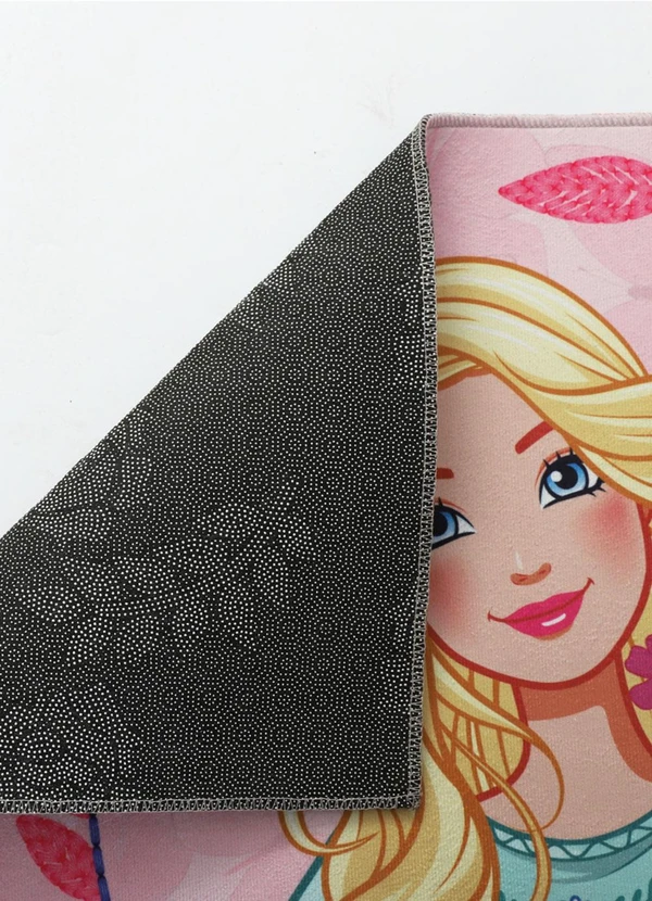 Jolitex - Tapete Infantil Barbie Borboletas 70x100 cm 3