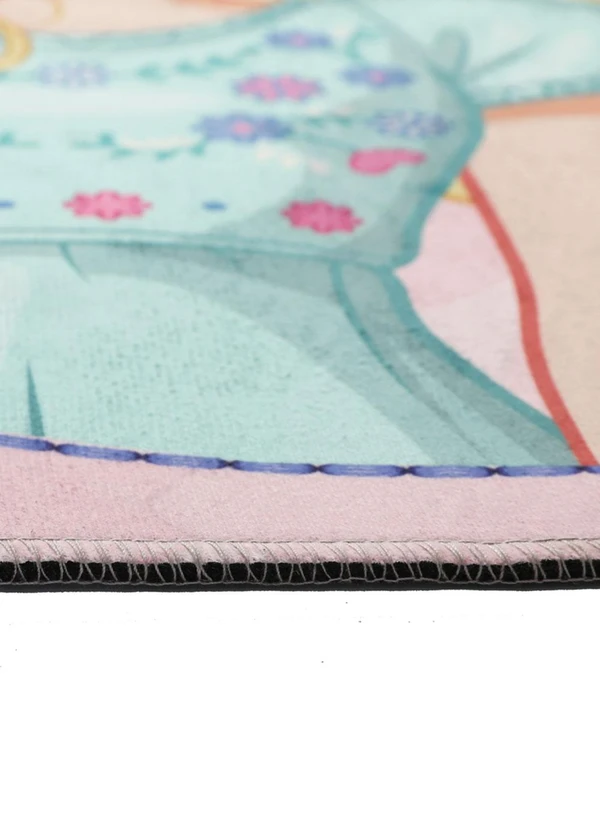 Jolitex - Tapete Infantil Barbie Borboletas 70x100 cm 5