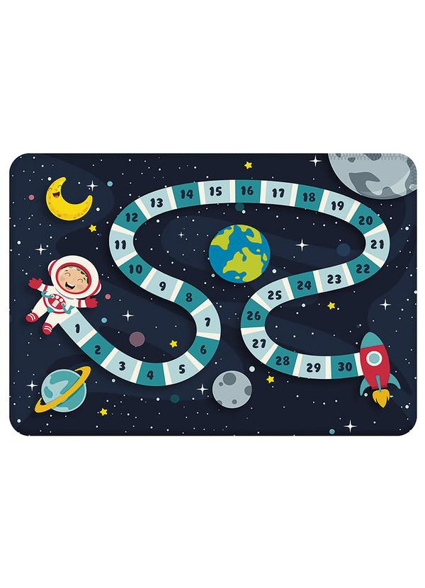 Lar e Lazer - Tapete Infantil Espacial 90x125 cm 3