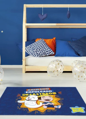 Jolitex - Tapete Infantil Luccas Neto e Foca 70x100 cm - JOLITEX