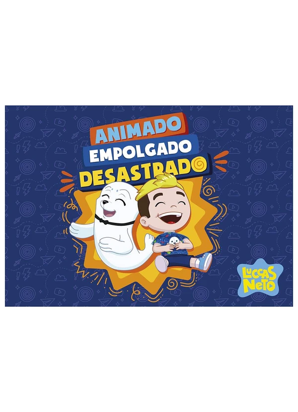 Jolitex - Tapete Infantil Luccas Neto e Foca 70x100 cm 4