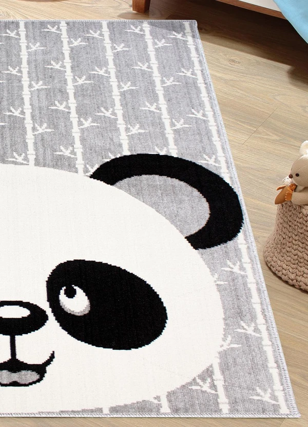 Lar e Lazer - Tapete Infantil Panda 50x80 cm 3