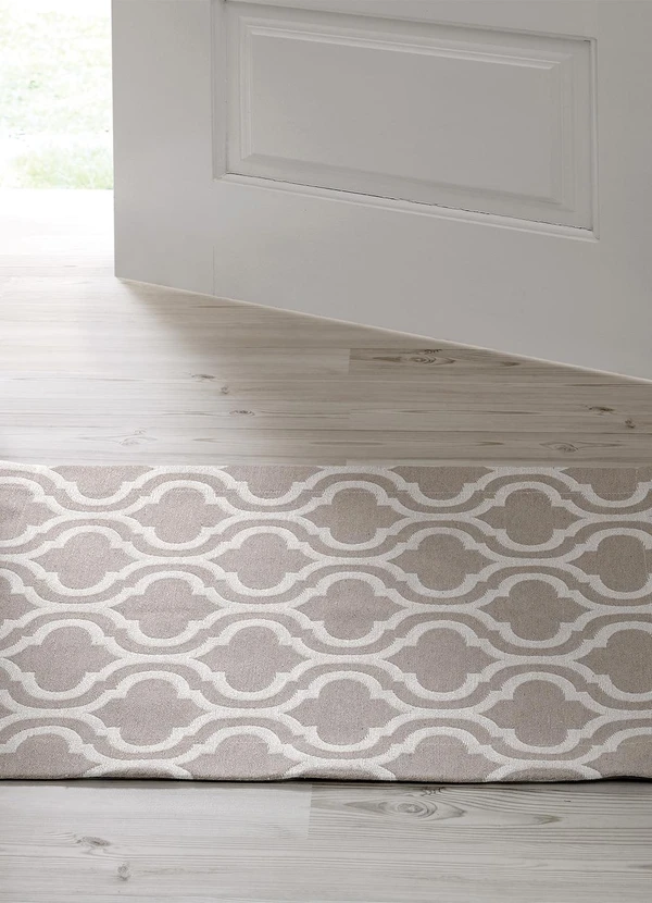 Bella Janela - Tapete Jacquard Creme 50x70 cm