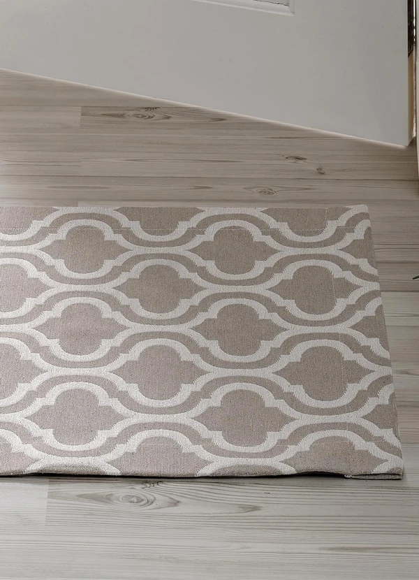 Bella Janela - Tapete Jacquard Creme 50x70 cm 3