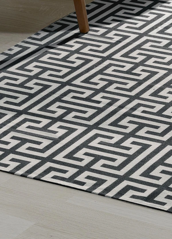 Bella Janela - Tapete Jacquard Marrom 100x130 cm 2