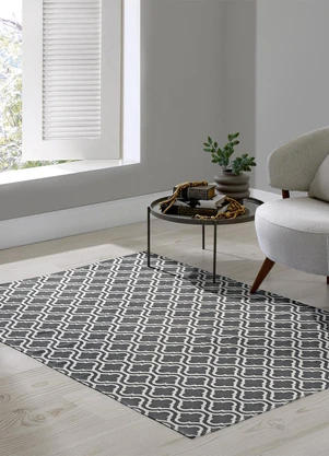 Bella Janela - Tapete Jacquard Marrom 50x70 cm - BELLA JANELA