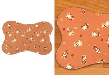 Tapete Osso Marrom 38x56 cm