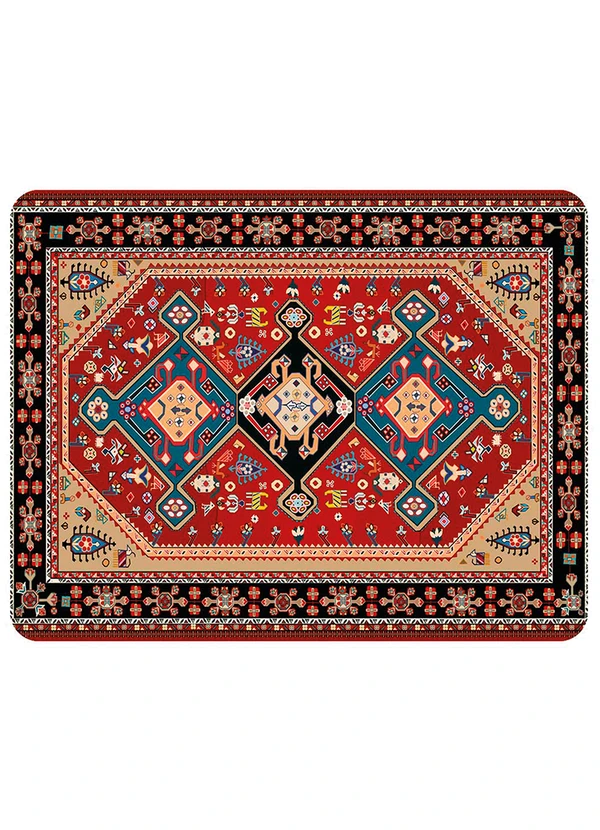 Lar e Lazer - Tapete Sala Abstrato Marrom100x140 cm Cm 3