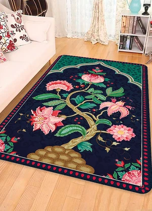 Lar e Lazer - Tapete Sala Tree Of Life 100x140 cm - LAR E LAZER