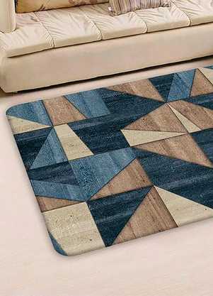 Lar e Lazer - Tapete Sala Wall Tiles 100x140 cm - LAR E LAZER