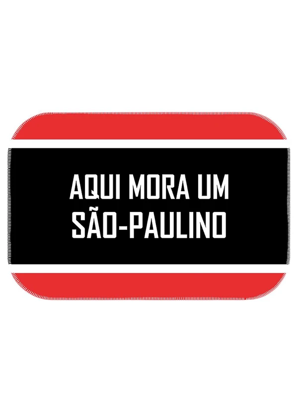 Lar e Lazer - Tapete São-Paulino 34x60 cm