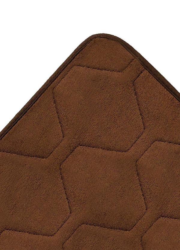 Lar e Lazer - Tapete Touch Marrom 40x60 cm 3