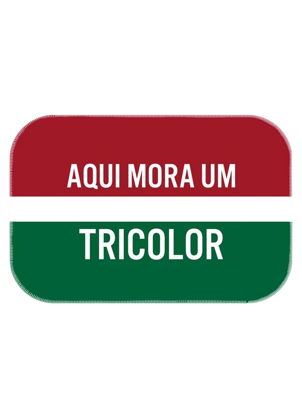 Lar e Lazer - Tapete Tricolor 34x60 cm