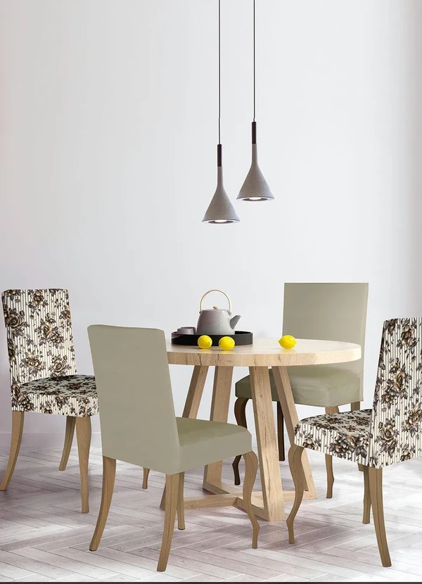 Lar e Lazer - Capa para Cadeira Bege 1 Peça 2