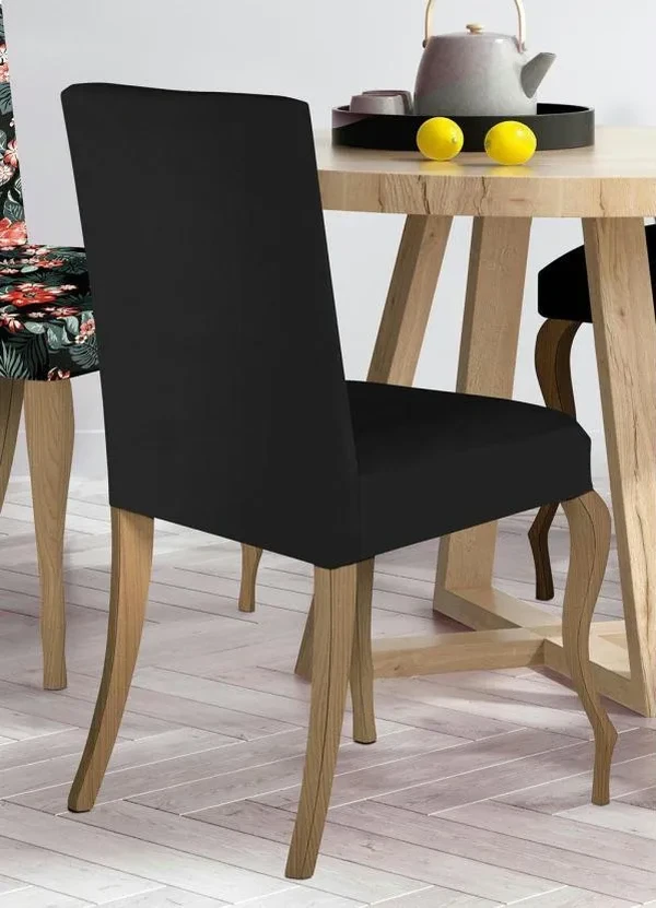 Lar e Lazer - Capa para Cadeira Preta 1 Peça