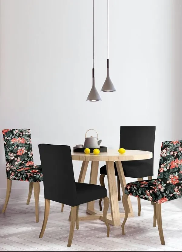 Lar e Lazer - Capa para Cadeira Preta 1 Peça 2