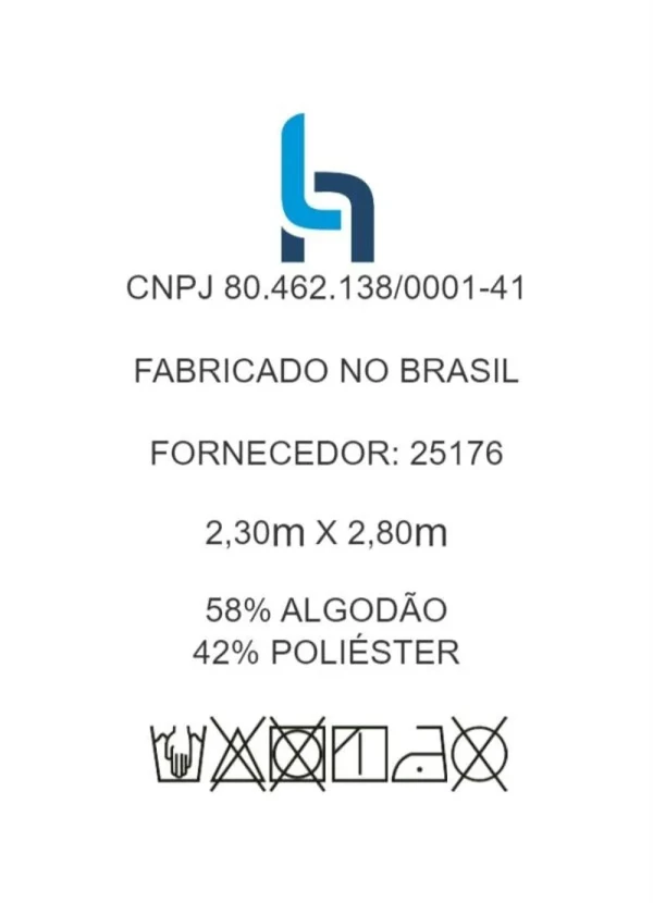 Lar e Lazer - Xale Jacquard Marrom 280x230 cm 4