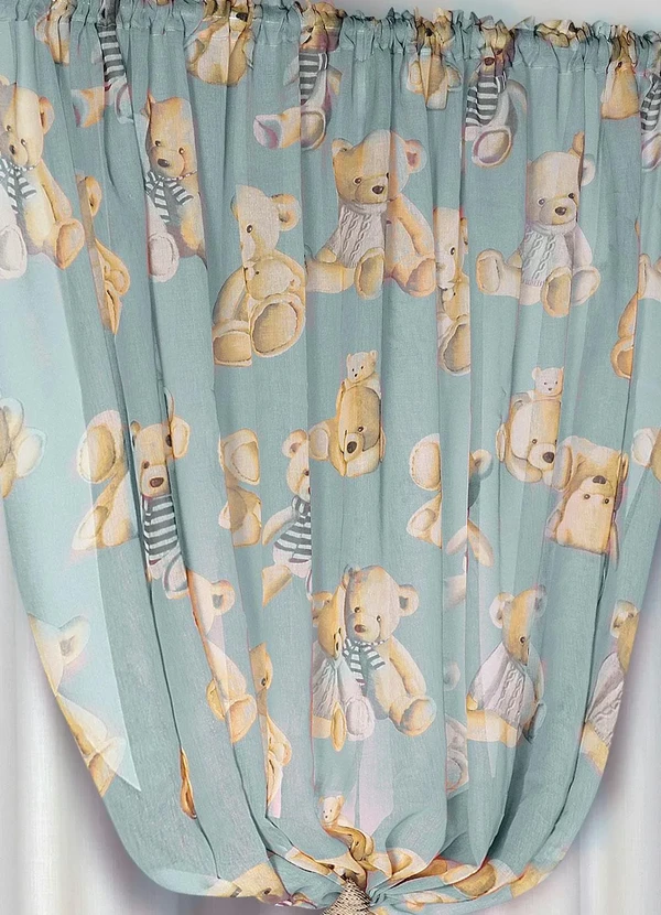 Lar e Lazer - Xale Kids Urso Azul 280x230 cm 3