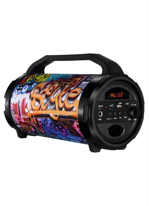 Mondial - Caixa Amplificada Street Preta 18x29x14 cm