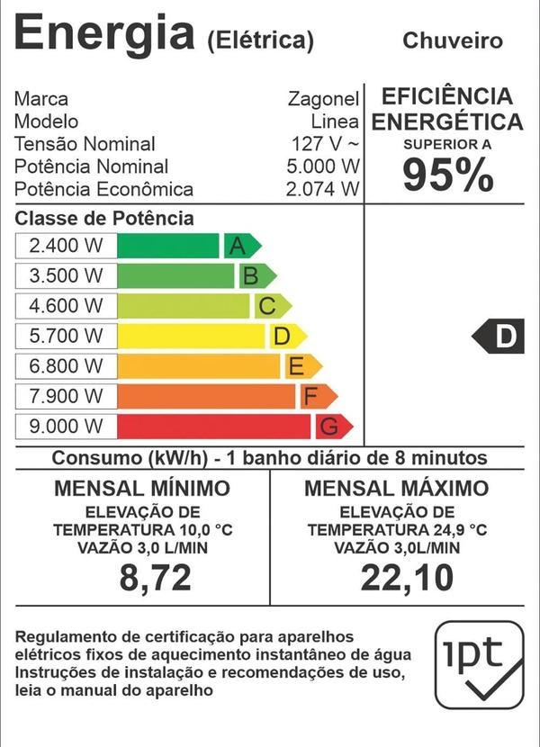 Lar e Lazer - Torneira Elétrica Agile Branca 220 V 2
