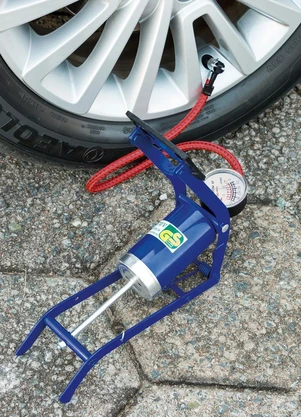 Mundo Lar - Bomba de Ar Pé Metal 1 Peça - MUNDO LAR