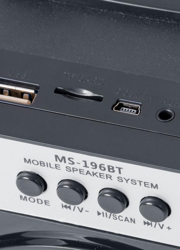 Mundo Lar - Caixa de Som Portátil Recarregável 4