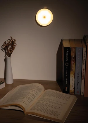 Lar e Lazer - Luminária Redonda Noturna Led - LAR E LAZER