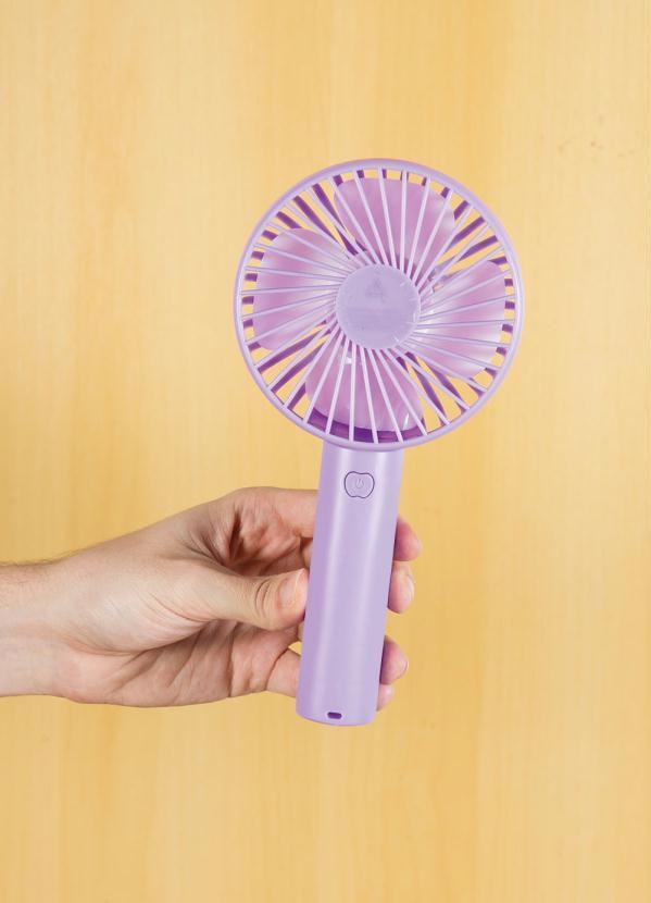 Lar e Lazer - Ventilador de Mão Roxo