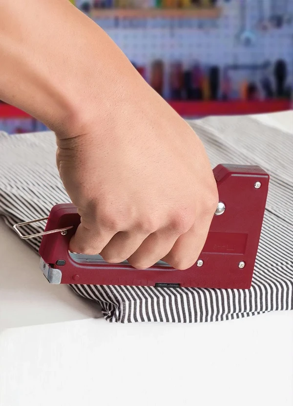 Mundo Lar - Grampeador de Tapeçaria Vermelho 3