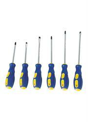 Kit Chaves de Fenda e Philips Azul 6 Peas