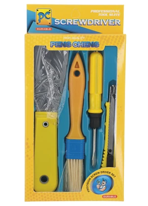 Lar e Lazer - Kit Pintura 4 Ferramentas Sortidas - LAR E LAZER