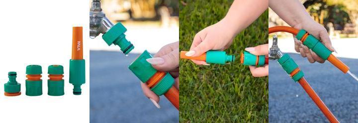 Kit Esguicho Bico para Irriga��o 4 Pe�as