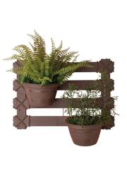 Kit Painel e 2 Vasos para Plantas