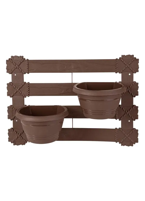 Lar e Lazer - Kit Painel e 2 Vasos para Plantas 2