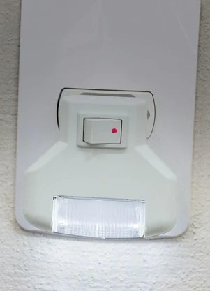 Mundo Lar - Luz Noturna Led Branca 1 Peça - MUNDO LAR