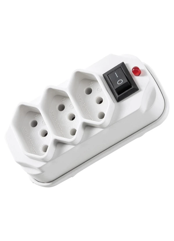 Lar e Lazer - Tomada Benjamim com 3 Saídas 2