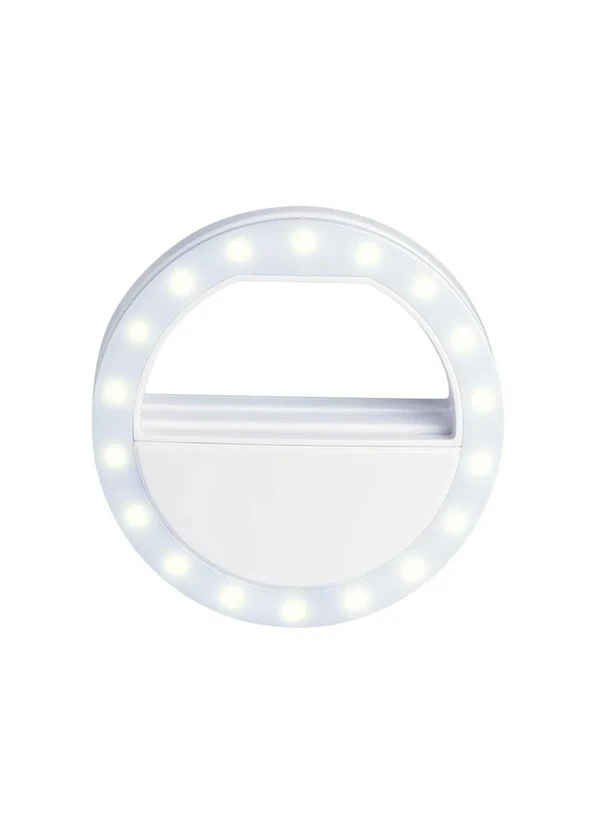 Mundo Lar - Anel de Luz para Celular Branco 8 cm 2