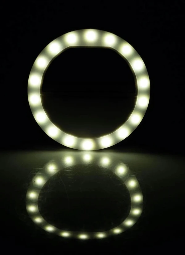 Mundo Lar - Anel de Luz para Celular Branco 8 cm 4