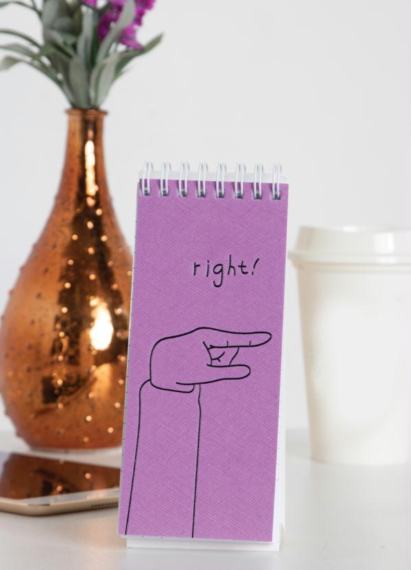 Quintess - Bloquinho de Anotações Roxo