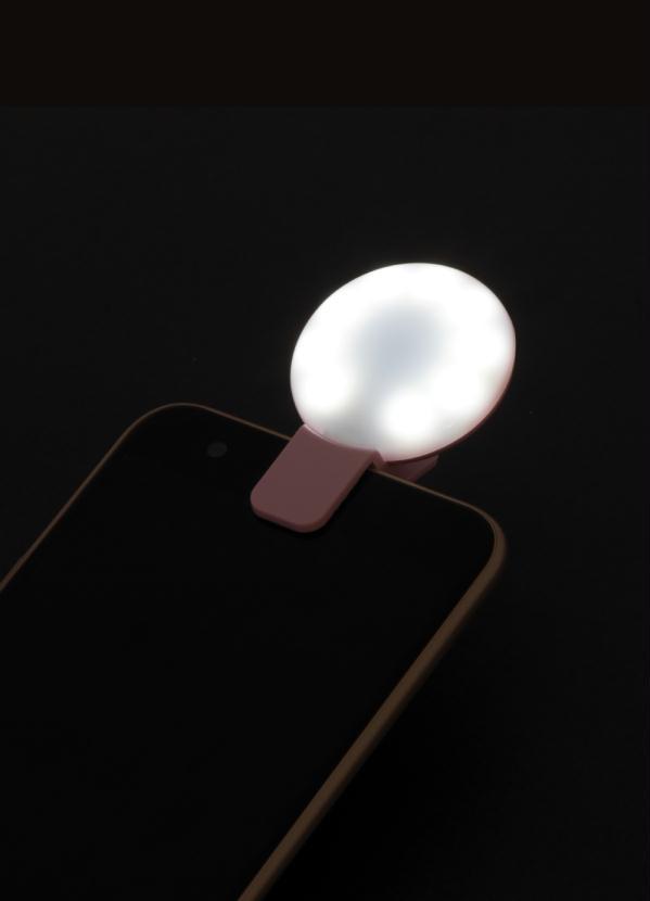 Quintess - Luz Celular Selfie Pequeno Rosa 2