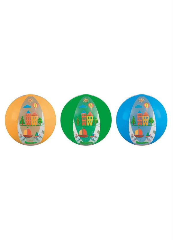 Mor - Bola Inflável Infantil Sortida 40 cm