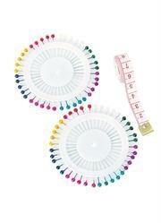 Kit Alfinetes e Fita Mtrica 3 Peas