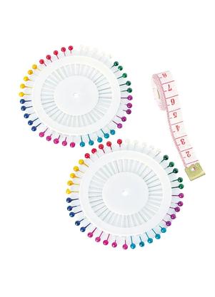 Kit Alfinetes e Fita Mtrica 3 Peas