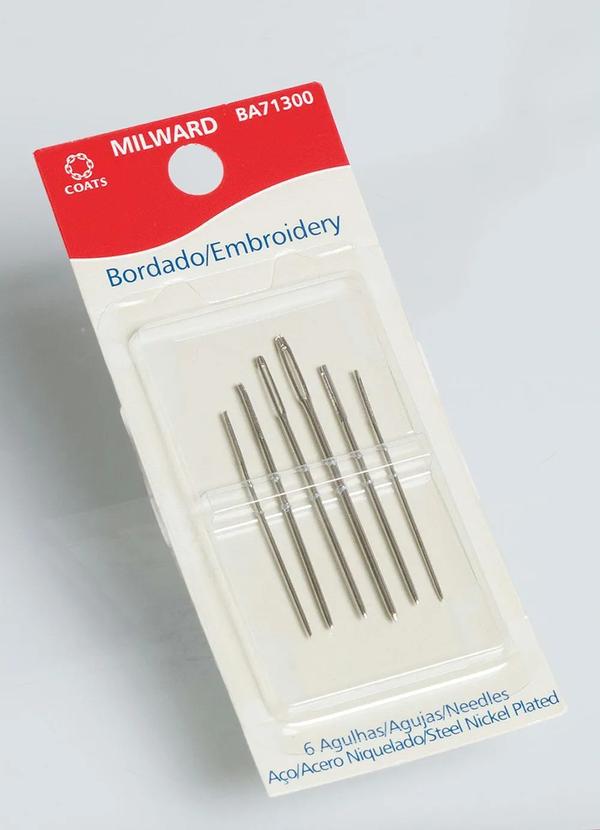 Lar e Lazer - Kit Costura com 10 Agulhas e Tesoura 2