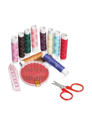 Lar e Lazer - Kit Costura com Linhas 24 Peças - LAR E LAZER